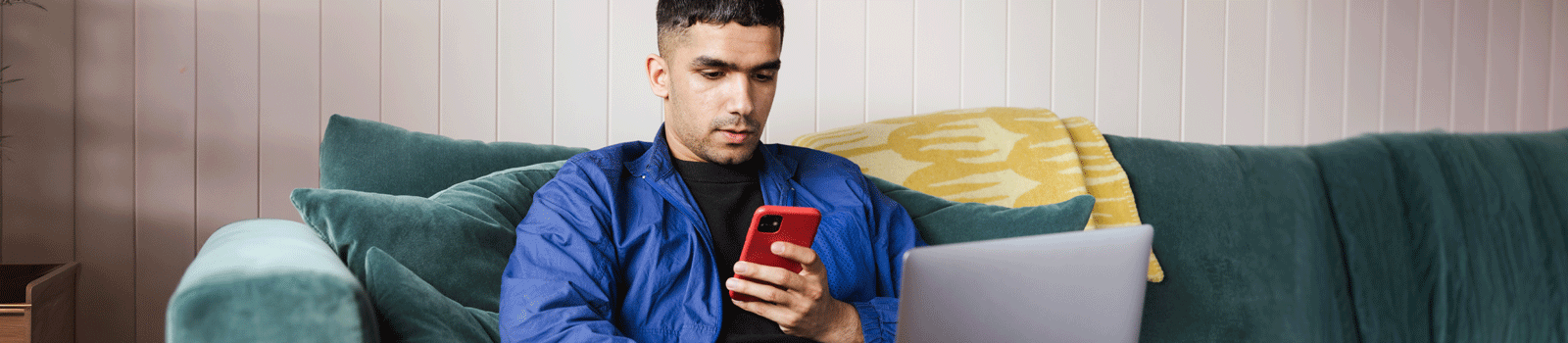 man on phone