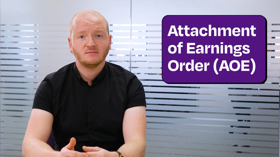 Attachment of Earnings Order